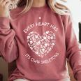 Leo Tolstoy Quote Dark Introvert Book Lover Skeleton Sayings Comfort Colors Sweatshirt Crimson