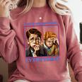 Let's Overthink Everything Shirt Antisocial Introvert Comfort Colors Sweatshirt Crimson
