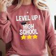 Level Up High School 8th Grade Graduation T-Shirt Comfort Colors Sweatshirt Crimson