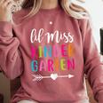 Lil Miss Kindergarten Grad Shirt Graduation Shirts 2018 Comfort Colors Sweatshirt Crimson
