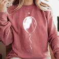 Lone Balloon Celebration Individualistic Introvert Party Comfort Colors Sweatshirt Crimson