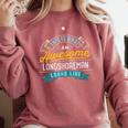 Longshoreman Shirt Awesome Job Occupation Graduation Comfort Colors Sweatshirt Crimson