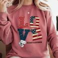 Love Coast Guard Mom Proud Coast Guard Graduation Mom Comfort Colors Sweatshirt Crimson
