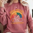 Low Social Battery Introvert Energy Comfort Colors Sweatshirt Crimson Low Social Battery Introvert Energy Comfort Colors Sweatshirt Crimson