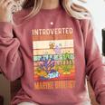 Marine Biology Ocean Introvert Marine Biologist Comfort Colors Sweatshirt Crimson Marine Biology Ocean Introvert Marine Biologist Comfort Colors Sweatshirt Crimson