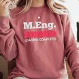 Master Of Engineering Engineer Master Graduation Comfort Colors Sweatshirt Crimson