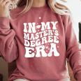 In My Master's Degree Era Graduation Master Degree Comfort Colors Sweatshirt Crimson