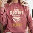 Master’s Degree Era MBA Masters Degree Graduation Comfort Colors Sweatshirt Crimson