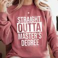 Masters Degree Graduation Mastered It MBA Graduation Comfort Colors Sweatshirt Crimson
