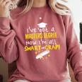 Masters Degree Graduation Men Women MSW MPH Premium Comfort Colors Sweatshirt Crimson
