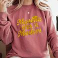 Masters Degree Graduation For Mom Wife Social Work MBA Comfort Colors Sweatshirt Crimson
