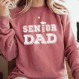 Matching Family Highschool Graduation 2024 Senior Dad Comfort Colors Sweatshirt Crimson