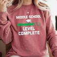 Middle School Graduation Shirt 8th Grade Comfort Colors Sweatshirt Crimson