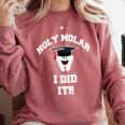 Molar Dentist Dental Hygienist Graduation Shirt Comfort Colors Sweatshirt Crimson