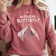 Mothman Shirt Antisocial Butterfly Introvert Cryptid Comfort Colors Sweatshirt Crimson Mothman Shirt Antisocial Butterfly Introvert Cryptid Comfort Colors Sweatshirt Crimson
