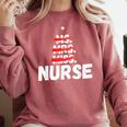 MsMrs Miss NURSE Nursing Graduation Comfort Colors Sweatshirt Crimson
