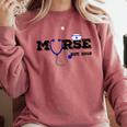 Murse Est 2018 Male Nurse Graduation Comfort Colors Sweatshirt Crimson