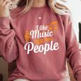 I Like Music More Than People Fan Introvert Comfort Colors Sweatshirt Crimson I Like Music More Than People Fan Introvert Comfort Colors Sweatshirt Crimson
