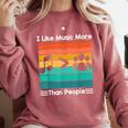 I Like Music More Than People Introvert Saying Quote Comfort Colors Sweatshirt Crimson I Like Music More Than People Introvert Saying Quote Comfort Colors Sweatshirt Crimson