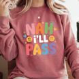 Nah I'Ll Pass Introvert Excuse Rest Humor Comfort Colors Sweatshirt Crimson Nah I'Ll Pass Introvert Excuse Rest Humor Comfort Colors Sweatshirt Crimson
