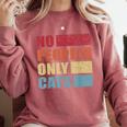 No People Only Cats Introvert Comfort Colors Sweatshirt Crimson No People Only Cats Introvert Comfort Colors Sweatshirt Crimson