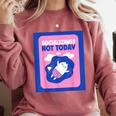 Not Today Cool Fun Cute Introvert Cat Character Comfort Colors Sweatshirt Crimson Not Today Cool Fun Cute Introvert Cat Character Comfort Colors Sweatshirt Crimson