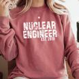 Nuclear Engineer Graduation Shirt New Nuclear Engineer Comfort Colors Sweatshirt Crimson