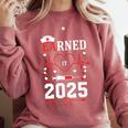 Nurse Earned It 2025 Nurse Graduation RN LPN Class Of 2025 Comfort Colors Sweatshirt Crimson