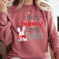 Nurse LPN RN CNA Easter Graduation Nursing 2021 Comfort Colors Sweatshirt Crimson