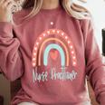 Nurse Practitioner Doctor Of Nursing PracticeGraduation 2025 Comfort Colors Sweatshirt Crimson