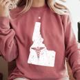 ON Nurse T Shirt Nurse Graduation Idaho Comfort Colors Sweatshirt Crimson