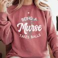 Nursing Male Nurse Murse RN Graduation Week Idea Comfort Colors Sweatshirt Crimson