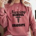 Nursing School Graduate Nurse Graduation Medical T-Shirt Comfort Colors Sweatshirt Crimson