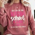 Nursing School Graduate Nurse Graduation Party Comfort Colors Sweatshirt Crimson
