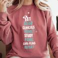 Nursing Student Nurse Life Graduation Shirt Comfort Colors Sweatshirt Crimson