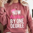 One Degree Hotter Class Of 2018 Graduation T-Shirt Comfort Colors Sweatshirt Crimson