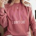 Oops I Don't Care Humor Small Talk Hater Introvert Comfort Colors Sweatshirt Crimson Oops I Don't Care Humor Small Talk Hater Introvert Comfort Colors Sweatshirt Crimson
