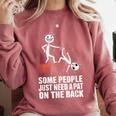 Some People Just Need A Pat On The Back Introvert Comfort Colors Sweatshirt Crimson Some People Just Need A Pat On The Back Introvert Comfort Colors Sweatshirt Crimson