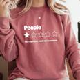 People One Star Rating Would Not Recommend Introvert Comfort Colors Sweatshirt Crimson People One Star Rating Would Not Recommend Introvert Comfort Colors Sweatshirt Crimson