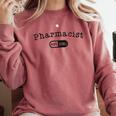 Pharmacy Student TShirt Pharmacist Graduation Est 2021 Comfort Colors Sweatshirt Crimson