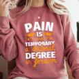 PhD Graduation PhD Graduate For Doctoral Grad Comfort Colors Sweatshirt Crimson
