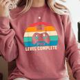 PhD Level Complete Graduation Doctorate In Philosophy Comfort Colors Sweatshirt Crimson