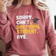 PhD Student Doctoral Degree Graduation Phd Graduate Comfort Colors Sweatshirt Crimson