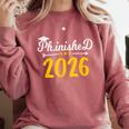 Phinally Done 2026 Doctorate PhD PhD Graduation 2026 Comfort Colors Sweatshirt Crimson
