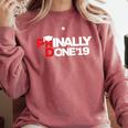 Phinally Done Graduation 2019 Phd Shirt Comfort Colors Sweatshirt Crimson