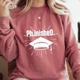 PhinisheD PhD Graduation Doctor Of Philosophy Comfort Colors Sweatshirt Crimson