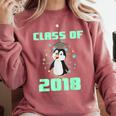Pinguin Class 2018 Shirt Graduation Kids Graduate Comfort Colors Sweatshirt Crimson