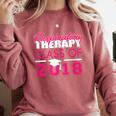 Pink Respiratory Therapist Class Of 2018 Graduation T Shirt Comfort Colors Sweatshirt Crimson