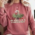 Plant Coffee Lover Plantrovert Gardening Introvert Comfort Colors Sweatshirt Crimson Plant Coffee Lover Plantrovert Gardening Introvert Comfort Colors Sweatshirt Crimson