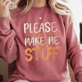 Please Don't Make Me Do Stuff Introvert Teen Lazy Gag Comfort Colors Sweatshirt Crimson Please Don't Make Me Do Stuff Introvert Teen Lazy Gag Comfort Colors Sweatshirt Crimson